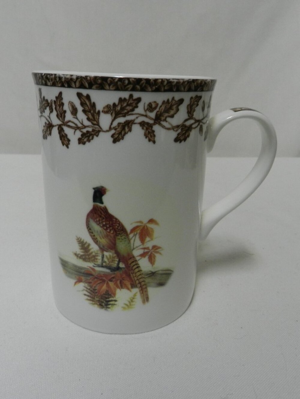 National Wildlife Federation Pheasant Bird porcelain Mug Cup 12 ounces